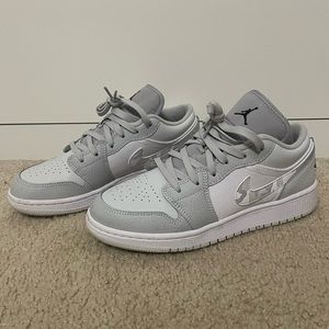 White Camo Jordan 1 Low